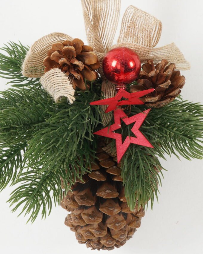 Artificial Flower 15*15*18CM Large pinecone ornament GS-66222066 Christmas Item YeahFlower is one of Chinese leading OEM manufacturers and exporters , supplying the silk flowers, wholesale artificial trees