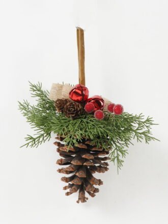 Artificial Flower 18*18*18CM Large pinecone ornament GS-66222068 Christmas Item 3,000+ sqm showroom with thousands of artificial flowers, plants & trees ready for global sourcing.
