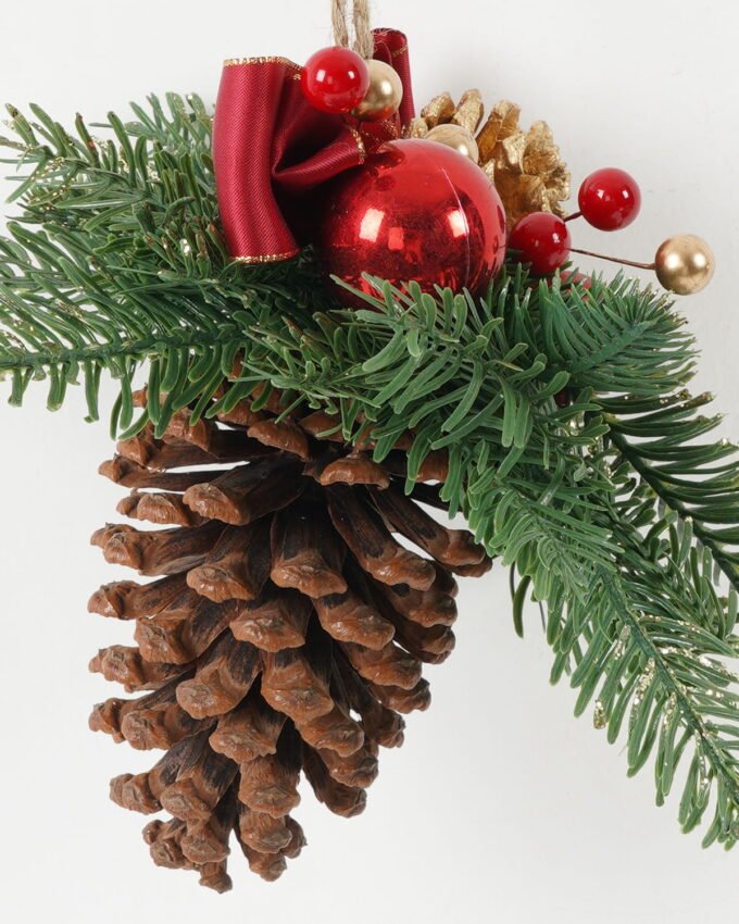 Artificial Flower 18*18*18CM Large pinecone ornament GS-66222068 Christmas Item YeahFlower is one of Chinese leading OEM manufacturers and exporters , supplying the silk flowers, wholesale artificial trees