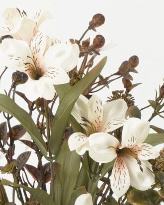 Artificial Flower 24*24*53cm Mix alstroemeria grass *4 bundle GS-16822056-W1 Bouquet YeahFlower is one of Chinese leading OEM manufacturers and exporters , supplying the silk flowers, wholesale artificial trees