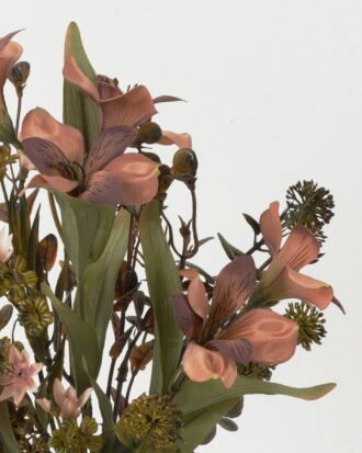 Artificial Flower 24*24*53cm Mix alstroemeria grass *4 bundle GS-16822056 Bouquet YeahFlower is one of Chinese leading OEM manufacturers and exporters , supplying the silk flowers, wholesale artificial trees