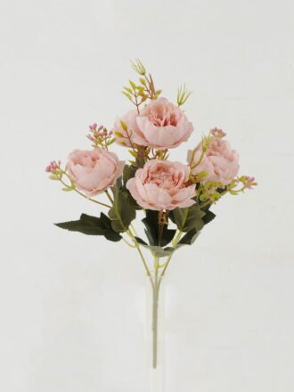 Artificial Flower 18*18*28cm Peony *5 bush GS-64122013 Flowers Bush 3,000+ sqm showroom with thousands of artificial flowers, plants & trees ready for global sourcing.