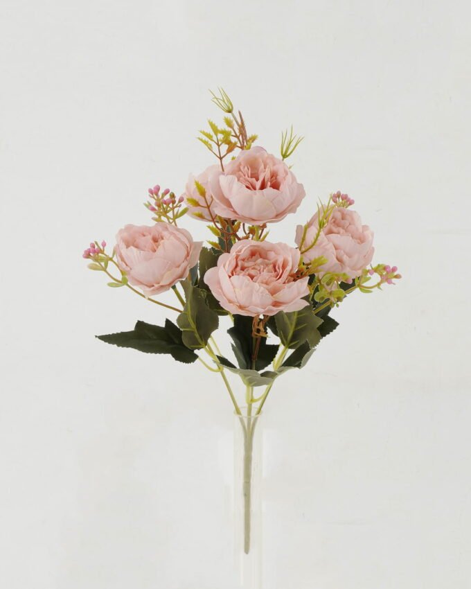 Artificial Flower 18*18*28cm Peony *5 bush GS-64122013-P2 Flowers Bush YeahFlower is one of Chinese leading OEM manufacturers and exporters , supplying the silk flowers, wholesale artificial trees