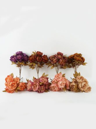 Artificial Flower 25*25*36cm Azalea *7 bush GS-44022007OZ-W1 Flowers Bush 3,000+ sqm showroom with thousands of artificial flowers, plants & trees ready for global sourcing.