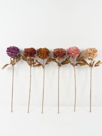 Artificial Flower 25*25*76cm Peony single stem GS-14522025-P1 Single Flowers 3,000+ sqm showroom with thousands of artificial flowers, plants & trees ready for global sourcing.