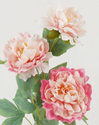 Artificial Flower 20*20*61 CM PeonySingle stem*3 GS-67922013-P1 Single Flowers YeahFlower is one of Chinese leading OEM manufacturers and exporters , supplying the silk flowers, wholesale artificial trees