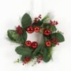 Artificial Flower 45*45*10CM Pine needles, fpip berry ring GS-66222075 Christmas Item YeahFlower is one of Chinese leading OEM manufacturers and exporters , supplying the silk flowers, wholesale artificial trees