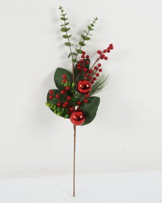 Artificial Flower 25*42cm Pine needles, pip berry branches GS-66222081 Christmas Item YeahFlower is one of Chinese leading OEM manufacturers and exporters , supplying the silk flowers, wholesale artificial trees