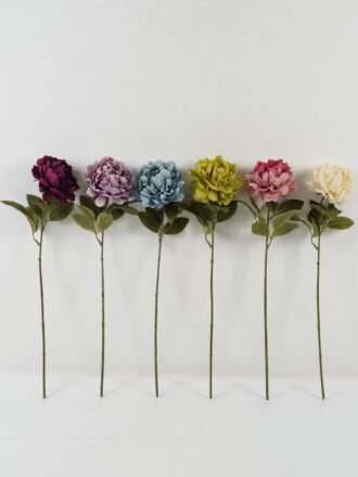 Artificial Flower 18*18*66cm Poeny single stem GS-06022003-W1 Single Flowers 3,000+ sqm showroom with thousands of artificial flowers, plants & trees ready for global sourcing.