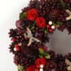 Artificial Flower Red pinecone and woodcurl wreath GS-66222069_3 Artificial Flower 38*38*10CM Red pinecone and woodcurl wreath GS-66222069 Christmas Item YeahFlower is one of Chinese leading OEM manufacturers and exporters , supplying the silk flowers, wholesale artificial trees