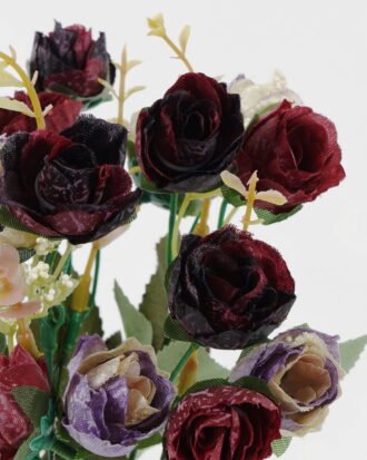 Artificial Flower 20*20*30cm Rose *21 bush GS-64122011-R1 Flowers Bush YeahFlower is one of Chinese leading OEM manufacturers and exporters , supplying the silk flowers, wholesale artificial trees