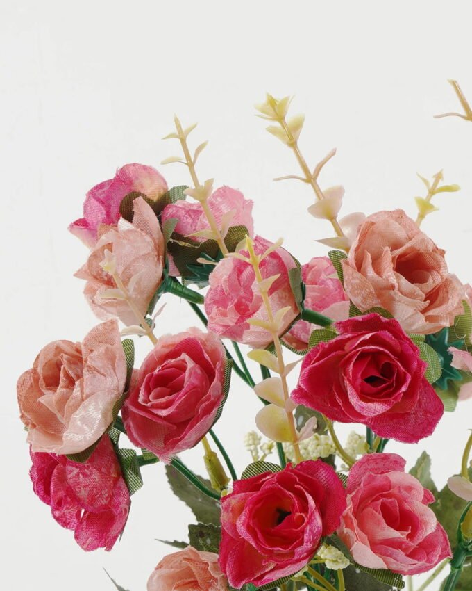 Artificial Flower 20*20*30cm Rose *21 bush GS-64122011 Flowers Bush YeahFlower is one of Chinese leading OEM manufacturers and exporters , supplying the silk flowers, wholesale artificial trees