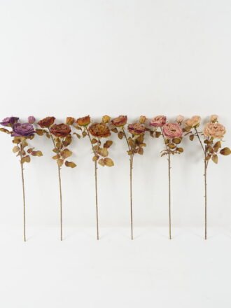 Artificial Flower 16*16*73cm Rose single stem GS-14522012-Z1 Single Flowers 3,000+ sqm showroom with thousands of artificial flowers, plants & trees ready for global sourcing.