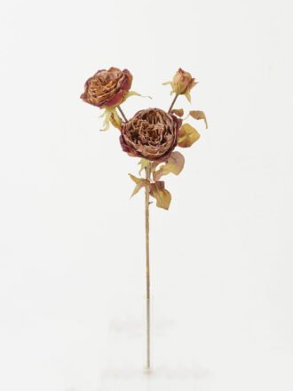 Artificial Flower 19*19*59cm Rose *3 single stem GS-14522013 Single Flowers 3,000+ sqm showroom with thousands of artificial flowers, plants & trees ready for global sourcing.