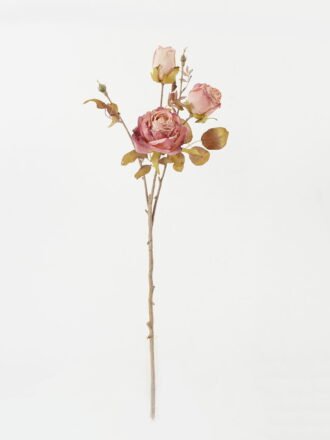 Artificial Flower 20*20*60cm Rose *3 single stem GS-14522016-K1 Single Flowers 3,000+ sqm showroom with thousands of artificial flowers, plants & trees ready for global sourcing.