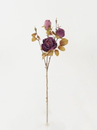 Artificial Flower 20*20*60cm Rose *3 single stem GS-14522016-P1 Single Flowers 3,000+ sqm showroom with thousands of artificial flowers, plants & trees ready for global sourcing.