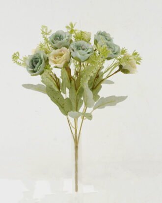 Artificial Flower 18*18*29cm Rose *5 bush GS-64122001-G1 Flowers Bush YeahFlower is one of Chinese leading OEM manufacturers and exporters , supplying the silk flowers, wholesale artificial trees