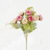 Artificial Flower 18*18*29cm Rose *5 bush GS-64122001-R2 Flowers Bush YeahFlower is one of Chinese leading OEM manufacturers and exporters , supplying the silk flowers, wholesale artificial trees