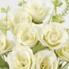 Artificial Flower 18*18*29cm Rose *5 bush GS-64122001-W1 Flowers Bush YeahFlower is one of Chinese leading OEM manufacturers and exporters , supplying the silk flowers, wholesale artificial trees