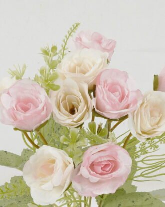Artificial Flower 18*18*29cm Rose *5 bush GS-64122001 Flowers Bush YeahFlower is one of Chinese leading OEM manufacturers and exporters , supplying the silk flowers, wholesale artificial trees