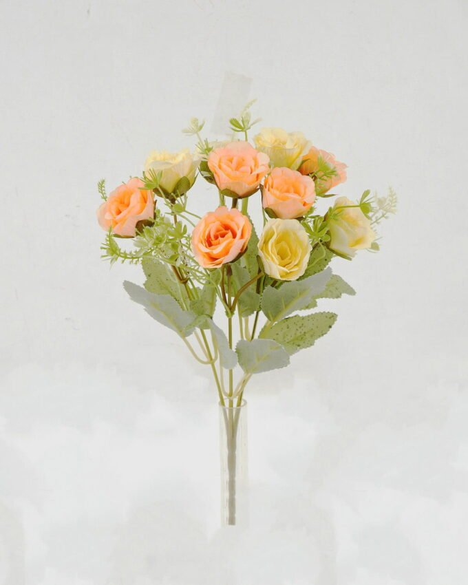 Artificial Flower 18*18*29cm Rose *5 bush GS-64122001 Flowers Bush YeahFlower is one of Chinese leading OEM manufacturers and exporters , supplying the silk flowers, wholesale artificial trees
