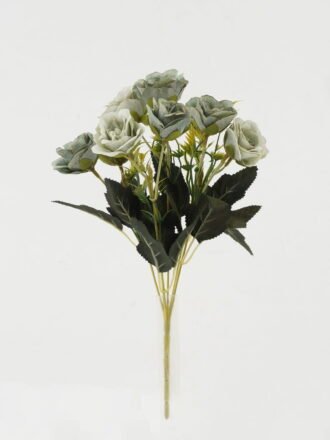 Artificial Flower 20*20*29cm Rose *5 bush GS-64122002 Flowers Bush 3,000+ sqm showroom with thousands of artificial flowers, plants & trees ready for global sourcing.
