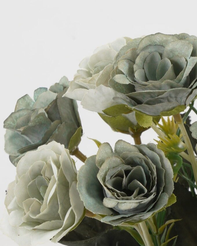 Artificial Flower 20*20*29cm Rose *5 bush GS-64122002-G1 Flowers Bush YeahFlower is one of Chinese leading OEM manufacturers and exporters , supplying the silk flowers, wholesale artificial trees