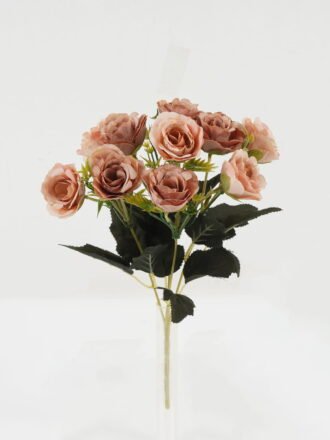 Artificial Flower 20*20*29cm Rose *5 bush GS-64122002-G1 Flowers Bush 3,000+ sqm showroom with thousands of artificial flowers, plants & trees ready for global sourcing.