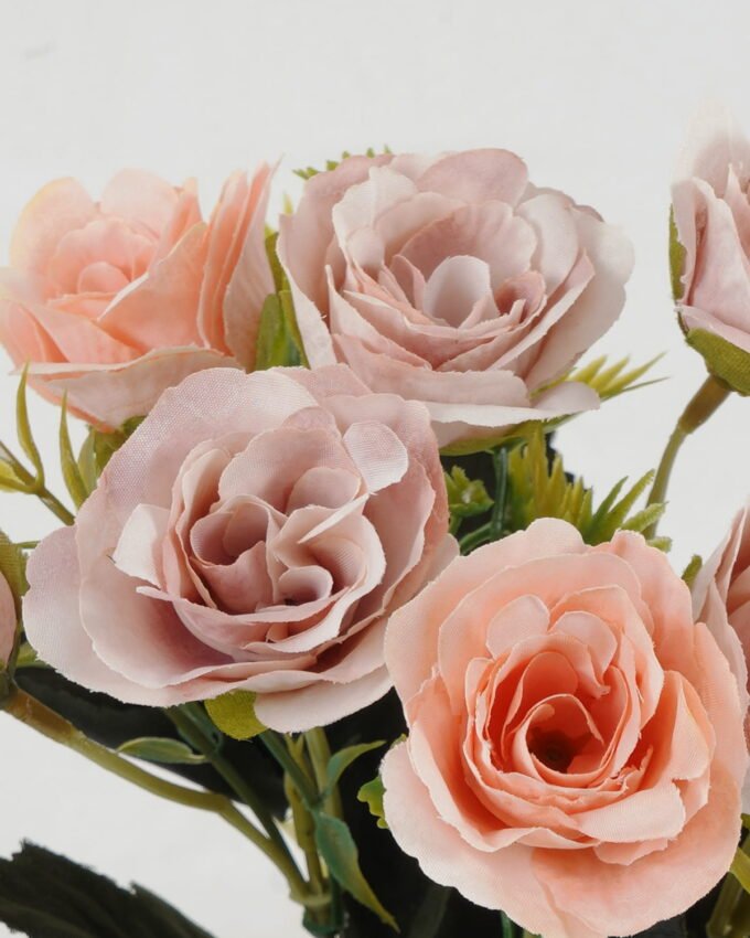 Artificial Flower 20*20*29cm Rose *5 bush GS-64122002 Flowers Bush YeahFlower is one of Chinese leading OEM manufacturers and exporters , supplying the silk flowers, wholesale artificial trees