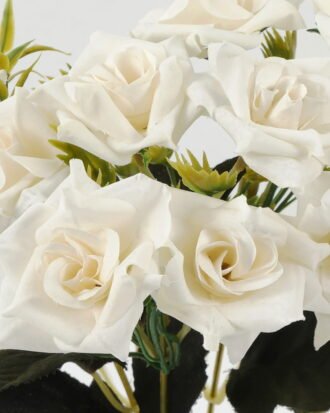 Artificial Flower 20*20*29cm Rose *5 bush GS-64122005-W1 Flowers Bush YeahFlower is one of Chinese leading OEM manufacturers and exporters , supplying the silk flowers, wholesale artificial trees