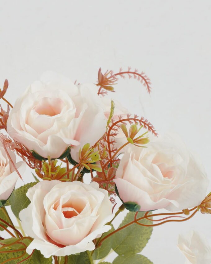 Artificial Flower 17*17*30cm Rose *5 bush GS-64122014-P2 Flowers Bush YeahFlower is one of Chinese leading OEM manufacturers and exporters , supplying the silk flowers, wholesale artificial trees