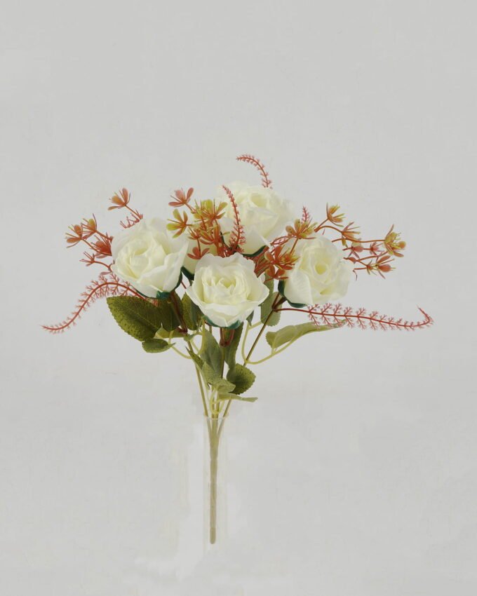 Artificial Flower 17*17*30cm Rose *5 bush GS-64122014-P2 Flowers Bush YeahFlower is one of Chinese leading OEM manufacturers and exporters , supplying the silk flowers, wholesale artificial trees