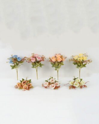 Artificial Flower 17*17*30cm Rose *5 bush GS-64122014 Flowers Bush YeahFlower is one of Chinese leading OEM manufacturers and exporters , supplying the silk flowers, wholesale artificial trees