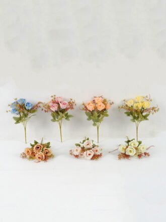 Artificial Flower 18*18*28cm Peony *5 bush GS-64122013-P2 Flowers Bush 3,000+ sqm showroom with thousands of artificial flowers, plants & trees ready for global sourcing.