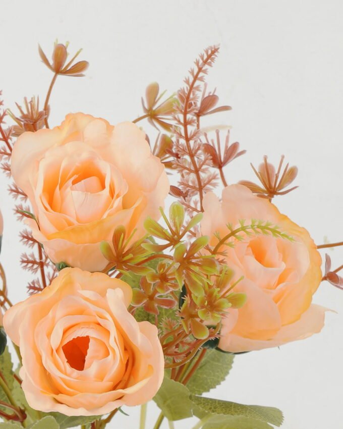 Artificial Flower 17*17*30cm Rose *5 bush GS-64122014 Flowers Bush YeahFlower is one of Chinese leading OEM manufacturers and exporters , supplying the silk flowers, wholesale artificial trees