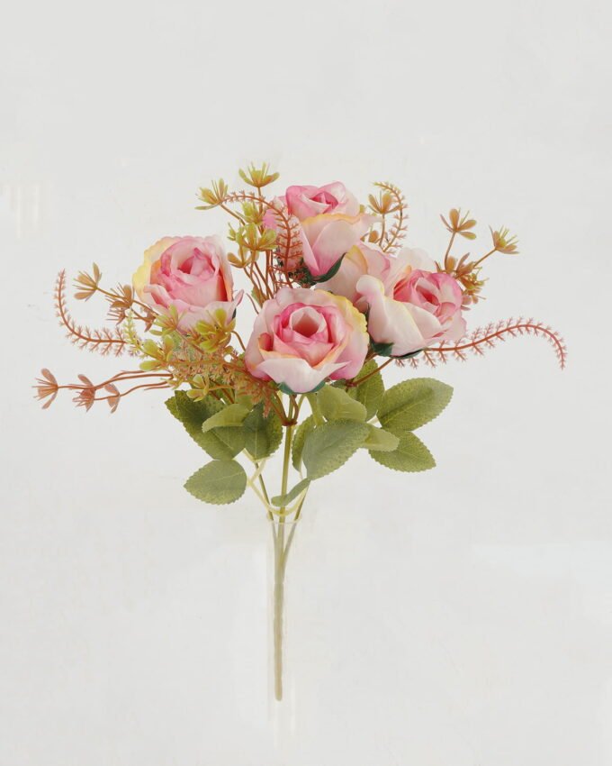 Artificial Flower 17*17*30cm Rose *5 bush GS-64122014 Flowers Bush YeahFlower is one of Chinese leading OEM manufacturers and exporters , supplying the silk flowers, wholesale artificial trees