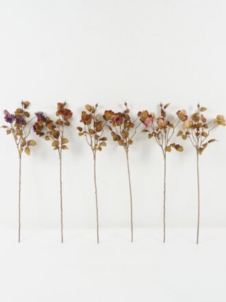 Artificial Flower 23*23*70cm Rose *5 single stem GS-14522014-K1 Single Flowers 3,000+ sqm showroom with thousands of artificial flowers, plants & trees ready for global sourcing.