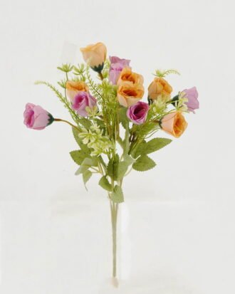 Artificial Flower 20*20*33cm Rose *6 bush GS-64122004-P1 Flowers Bush YeahFlower is one of Chinese leading OEM manufacturers and exporters , supplying the silk flowers, wholesale artificial trees