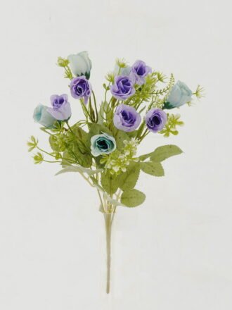 Artificial Flower 20*20*33cm Rose *6 bush GS-64122004-W1 Flowers Bush 3,000+ sqm showroom with thousands of artificial flowers, plants & trees ready for global sourcing.