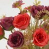 Artificial Flower 20*20*32cm Rose *6 bush GS-64122007-R1 Flowers Bush YeahFlower is one of Chinese leading OEM manufacturers and exporters , supplying the silk flowers, wholesale artificial trees