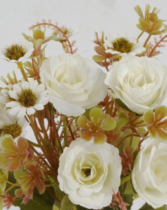 Artificial Flower 20*20*32cm Rose *6 bush GS-64122007-W1 Flowers Bush YeahFlower is one of Chinese leading OEM manufacturers and exporters , supplying the silk flowers, wholesale artificial trees