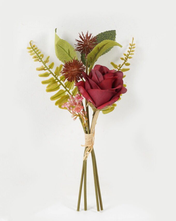 Artificial Flower 15*15*24cm Rose bundle GS-36622062 Bouquet YeahFlower is one of Chinese leading OEM manufacturers and exporters , supplying the silk flowers, wholesale artificial trees