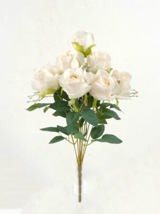 Artificial Flower 30*30*45 CM Rose bush*9 GS-67922017-P1 Flowers Bush 3,000+ sqm showroom with thousands of artificial flowers, plants & trees ready for global sourcing.