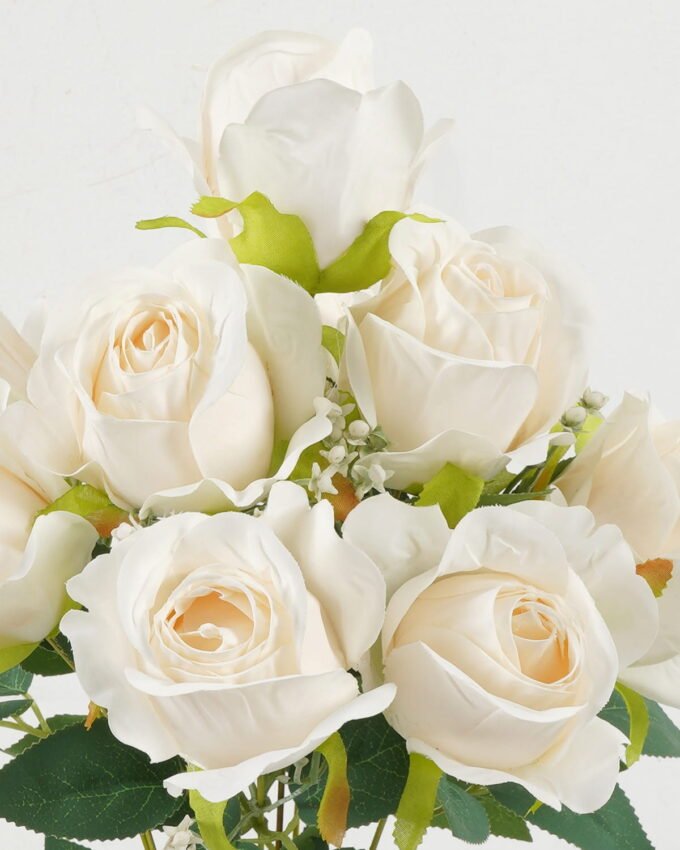 Artificial Flower 30*30*45 CM Rose bush*9 GS-67922017-W1 Flowers Bush YeahFlower is one of Chinese leading OEM manufacturers and exporters , supplying the silk flowers, wholesale artificial trees