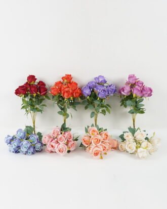 Artificial Flower 30*30*45 CM Rose bush*9 GS-67922017 Flowers Bush YeahFlower is one of Chinese leading OEM manufacturers and exporters , supplying the silk flowers, wholesale artificial trees