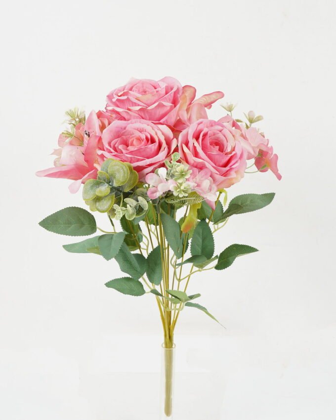 Artificial Flower 36*36*47 CM Rose lily bush*11 GS-67922015-P1 Flowers Bush YeahFlower is one of Chinese leading OEM manufacturers and exporters , supplying the silk flowers, wholesale artificial trees