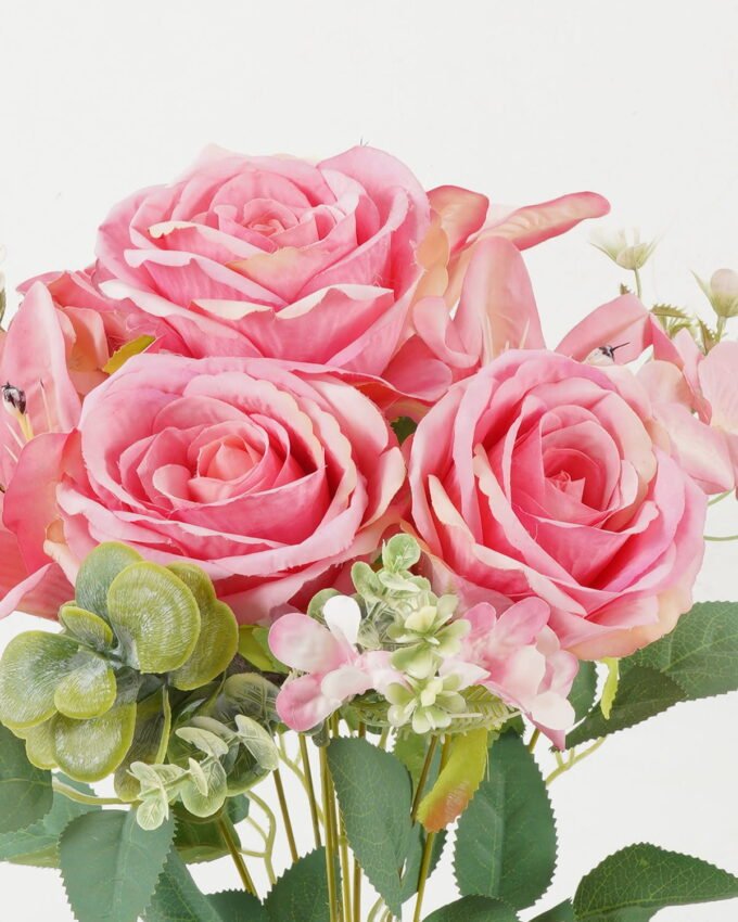 Artificial Flower 36*36*47 CM Rose lily bush*11 GS-67922015-P1 Flowers Bush YeahFlower is one of Chinese leading OEM manufacturers and exporters , supplying the silk flowers, wholesale artificial trees