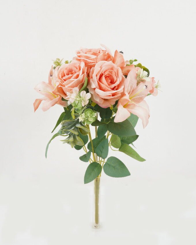 Artificial Flower 36*36*47 CM Rose lily bush*11 GS-67922015-P1 Flowers Bush YeahFlower is one of Chinese leading OEM manufacturers and exporters , supplying the silk flowers, wholesale artificial trees