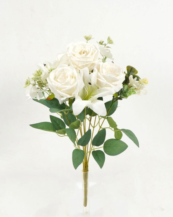 Artificial Flower 36*36*47 CM Rose lily bush*11 GS-67922015-W1 Flowers Bush YeahFlower is one of Chinese leading OEM manufacturers and exporters , supplying the silk flowers, wholesale artificial trees