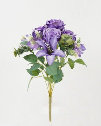 Artificial Flower 36*36*47 CM Rose lily bush*11 GS-67922015-Z1 Flowers Bush YeahFlower is one of Chinese leading OEM manufacturers and exporters , supplying the silk flowers, wholesale artificial trees